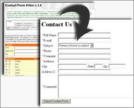 Contact Form Killer screenshot